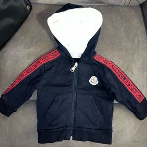 INFANT MONCLER HOODIE SIZE 3-6 MONTHS